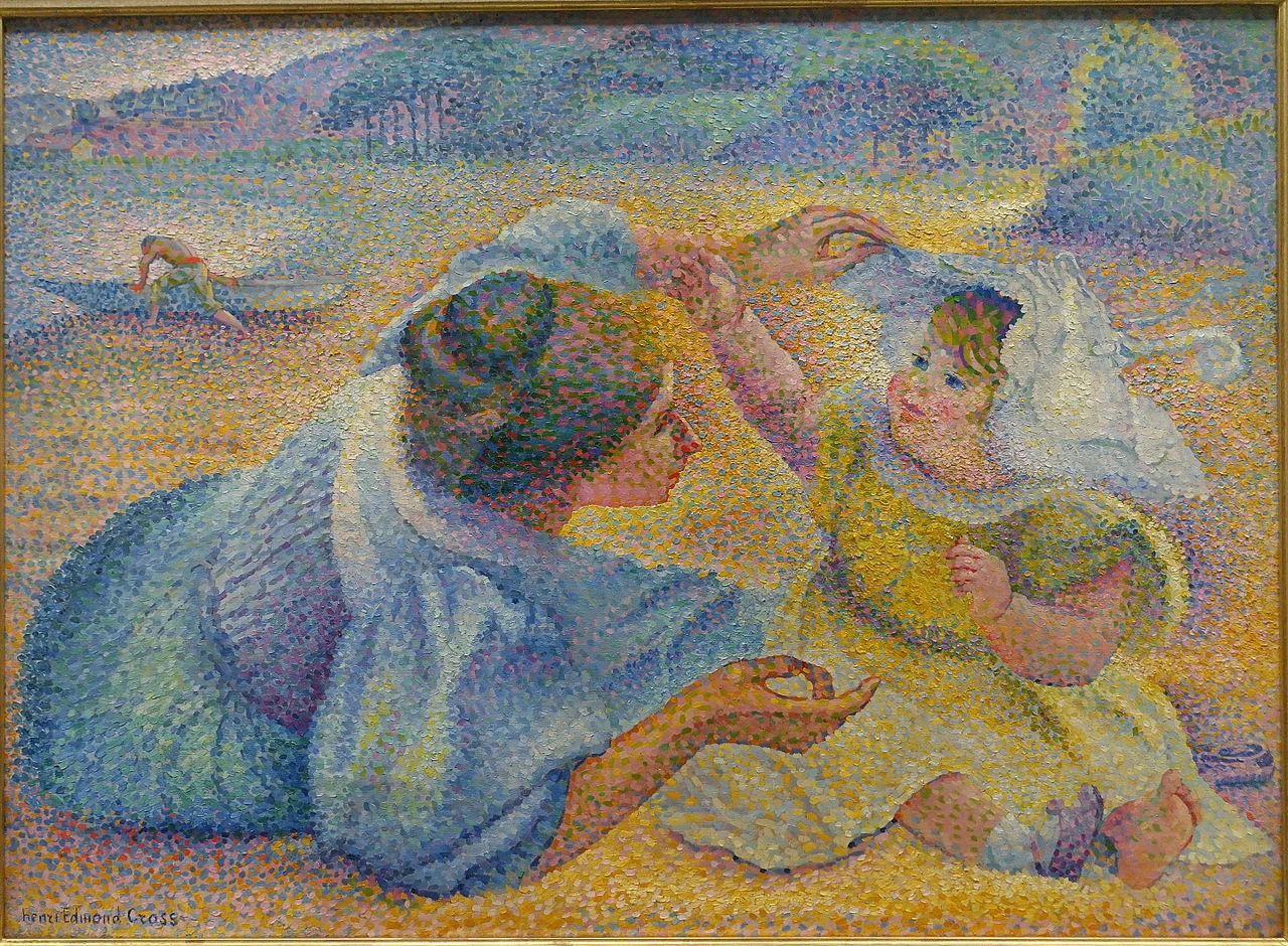 Madre che gioca con suo figlio - Matsuoka Museum of Art